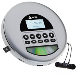 Nomad - New Version - Portable CD Player Walkman with Long-Lasting Battery - with Headphones - Radio FM - Compatible MP3 CD Player Portable - TF Card