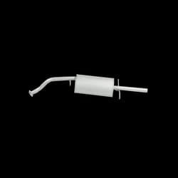 HELLA 8LD 366 030-771 Rear silencer Rear with mounting parts