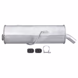 HELLA 8LD 366 032-181 Rear silencer Rear with mounting parts PEUGEOT: 206 Hatchback, 206 SW