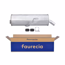 HELLA 8LD 366 032-181 Rear silencer Rear with mounting parts PEUGEOT: 206 Hatchback, 206 SW
