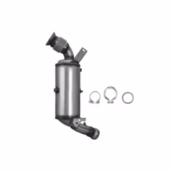HELLA 8LH 366 081-101 Particulate Filter Euro 5 Silicon carbide for short and long-distance traffic with mounting parts MERCEDES-BENZ: C-Class Saloon