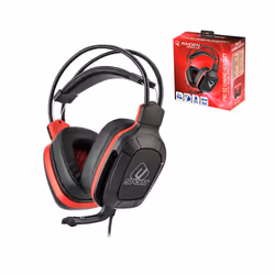 Subsonic SA5554, Wired, 20 - 20000 Hz, Gaming, 210 g, Headset, Black, Red