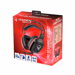 Subsonic SA5554 headphones/headset Wired Head-band Gaming Black, Red - Additional view 5