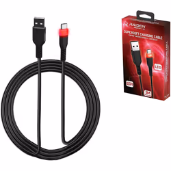 Subsonic Raiden USB C charging and transfer cable, PS5, 3 Metre