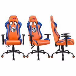 Subsonic DBZ PC gaming chair Upholstered padded seat Grey, Orange