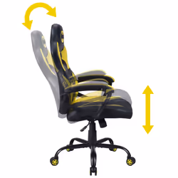 Subsonic Batman Junior PC gaming chair Upholstered padded seat Black, Yellow - Additional view 7