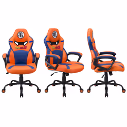 Subsonic SA5573-D2 video game chair PC gaming chair Upholstered padded seat Black, Orange