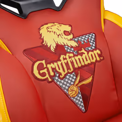 Subsonic Junior Griffindor PC gaming chair Upholstered padded seat Orange, Red - Additional view 4
