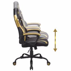 Subsonic Junior Hogwarts PC gaming chair Upholstered padded seat Black, Yellow - Additional view 7