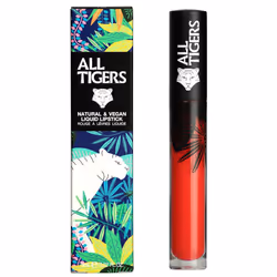 All Tigers Liquid Lipstick Natural & Vegan, 784 Coral Pink