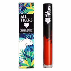 All Tigers Liquid Lipstick Natural & Vegan, Red
