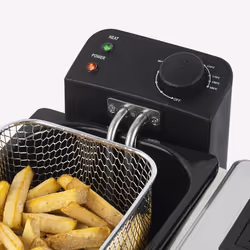H.Koenig DFX600 fryer Double 6 L Stand-alone 3600 W Deep fryer Black, Stainless steel - Additional view 5