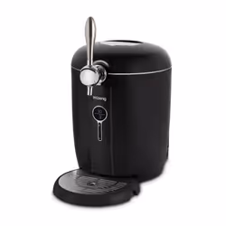 H.Koenig BW1688, 6 L, 3 °C, Cold beverages, Black, Stainless steel, Lever, LED