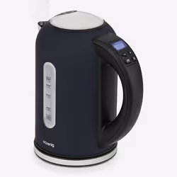 H.Koenig BOE56, 1.7 L, 2200 W, Blue, Stainless steel, Adjustable thermostat, Water level indicator