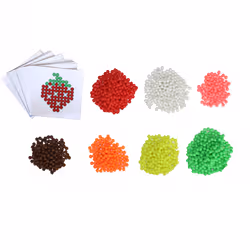 SODERTEX L980004, Fuse bead, 1500 pc(s), Multicolour, 7 yr(s), 3 mm, 3 mm