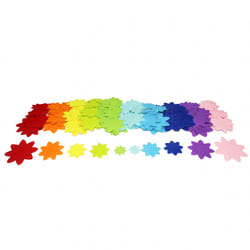 SODERTEX L216968 decorative sticker Polyester Multicolour 150 pc(s)