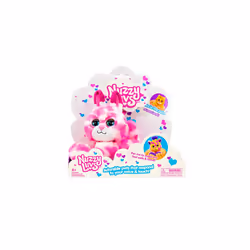 CE80082 Nuzzy Luvs Luvbug Interactive Pet Soft Toy (Pink and White Bunny)