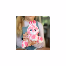 CE80082 Nuzzy Luvs Luvbug Interactive Pet Soft Toy (Pink and White Bunny)