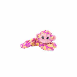 Nuzzy Luvs CE80083 Bandai Snuggler Interactive Pet Soft Toy (Pink and Orange Monkey)