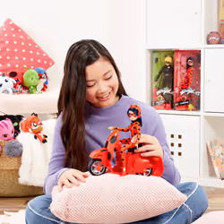 Miraculous: Tales Of Ladybug And Cat Noir Small Ladybug Doll | 12cm Ladybug Doll With Accessories | Marinette Superhero Ladybug Toy Toys Bandai Dolls