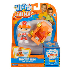 BANDAI Vlad & Niki Play Action Figure - Racer Niki Figure - Articulated Action Figurine with Accessories  Multicolor  P57556