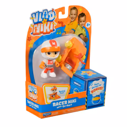 BANDAI Vlad & Niki Play Action Figure - Racer Niki Figure - Articulated Action Figurine with Accessories  Multicolor  P57556