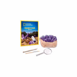 BANDAI JM80559M National Geographic Gemstone Excavation Dig Kit, None