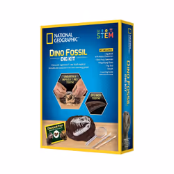 Bandai National Geographic - Excavation Kit - 3 Dinosaur Fossils to Di