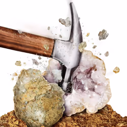 - National Geographic - Explorer Set - 2 Break Up Geodes - Educational and Science Game - STEM - JM80572M