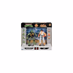 Bandai 2 Pack Action Figure VS TMNT VS Street Fighter Leonardo & Ryu