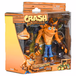 Crash Bandicoot Action Figure 16.5cm., articulated and accessories