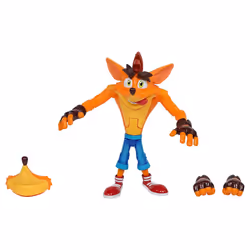 Crash Bandicoot Action Figure 16.5cm., articulated and accessories