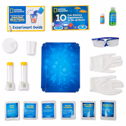 National Geographic Amazing Reactions Chemistry Set STEM Kit JM80599U