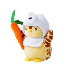 Pudgy Penguins Plush Buddy with Carrot Toy From Pudgy World| 20cm Plush Buddy with Carrow Soft Toy | Super Soft And Cuddly Pudgy Penguins Toys | Soft