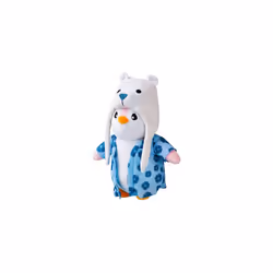Pudgy Penguins Polar Bear Outfit Huggable Plush Toy From Pudgy World| 30cm Polar Bear Penguin Soft Toy | Super Soft And Cuddl ...