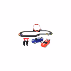DI803004 Artin Slot Set | 4.3m 2 Player Track with 2 Muscle Speed Adults and Kids Electric Car Toys Make Remote Control Gifts, Speedy Loop Racing
