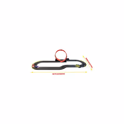 DI803004 Artin Slot Set | 4.3m 2 Player Track with 2 Muscle Speed Adults and Kids Electric Car Toys Make Remote Control Gifts, Speedy Loop Racing