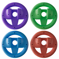 Oniverse Pack of 4 Racing wheel controller holders - Orange/Blue/Purple/Green (SWITCH 2) - Additional view 2