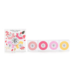 Roger & Gallet-Wellbeing Soaps Coffret: Fleur De Figuier 50g + Bois D'Orange 50g + Gingembre Rouge 50g + Rose 50g 912994-4pcs
