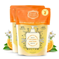 Liquid Hand Soap Refill â Orange Blossom Hand Wash â Panier des Sens - Active Ingredient Coconut Oil - Savon de Marseille Made in France - Hand
