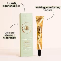 Panier des Sens - Almond Lip Balm for Women - Lip Moisturizer - Almond Extract & Almond Oil - Made in France Lip Care - 98% Natural Ingredients - Lip