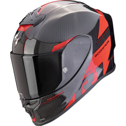 Scorpion EXO-R1 Evo Carbon Air Rally Helmet, black-red, Size 2XL for Men