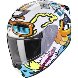 Scorpion Exo-JNR Air Fun Kids Helmet, white-blue-yellow, Size L