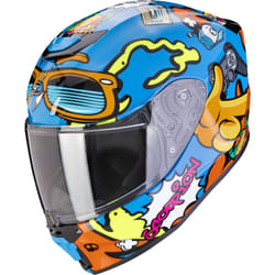 Scorpion Exo-JNR Air Fun Kids Helmet, blue-orange, Size M