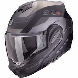 Scorpion Exo-Tech Evo Pro Commuta Helmet, black-silver, Size L for Men