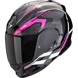 Scorpion Exo-491 Kripta Helmet, black-white-pink, Size M for Men