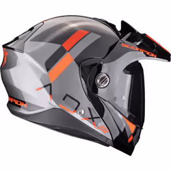 Scorpion ADX-2 Galane Helmet, black-red-silver, Size L for Men