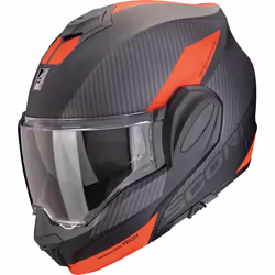Scorpion Exo-Tech Evo Team Helmet, black-red, Size XS 54 55 for Men