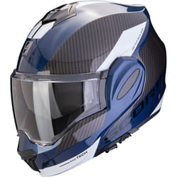Scorpion Exo-Tech Evo Team Helmet, black-white-blue, Size XS 54 55 for Men