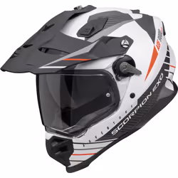Scorpion ADF-9000 Air Feat Motocross Helmet, black-white-red, Size XL for Men